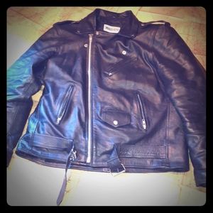 XL MotoArt  Leather Motorcycle Jacket